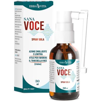 ERBA VITA GROUP SpA SANA VOCE Spray Gola 30ml Per voce bassa, gola secca ERBA VITA GROUP SpA SANA VOCE Spray Gola 30ml Per voce bassa, gola secca