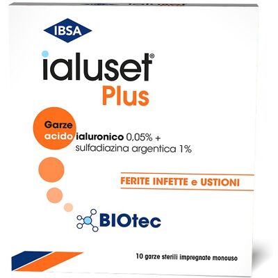 IBSA FARMACEUTICI ITALIA SRL Garza Ialuset Plus - Cerotto per ferite IBSA FARMACEUTICI ITALIA SRL Garza Ialuset Plus - Cerotto per ferite