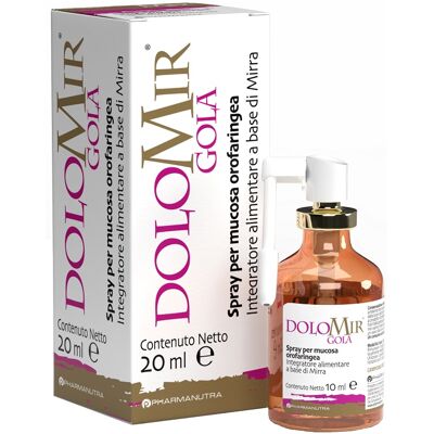 Junia Pharma Dolomir Gola Spray - Spray alla Mirra per la Gola - 20ml Junia Pharma Dolomir Gola Spray - Spray alla Mirra per la Gola - 20ml