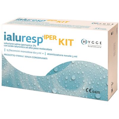 Hygge Healthcare Srl Kit Ialuresp Iper - Spray nasale 15x5ml + Atomizzatore 3ml Hygge Healthcare Srl Kit Ialuresp Iper - Spray nasale 15x5ml + Atomizzatore 3ml
