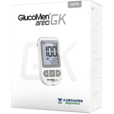 Menarini Diagnostics Glucomen Aero 2K Kit - Misuratore di glicemia e chetoni Menarini Diagnostics Glucomen Aero 2K Kit - Misuratore di glicemia e chetoni