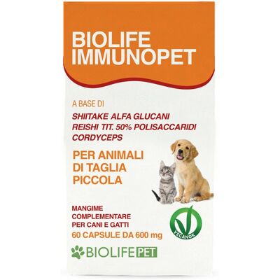 Biolife Immunopet - Integratore per cani e gatti - 60 capsule Biolife Immunopet - Integratore per cani e gatti - 60 capsule