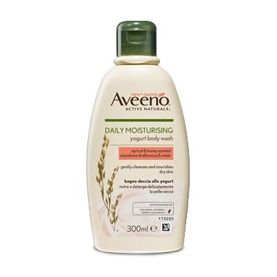 Aveeno Gel Doccia Idratante Giornaliero Albicocca e Miele (300 ml) Aveeno Gel Doccia Idratante Giornaliero Albicocca e Miele (300 ml)