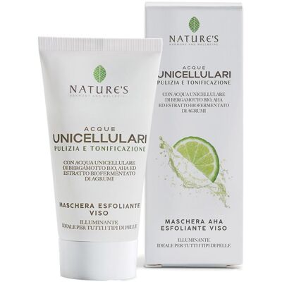 Maschera Viso AHA di Acque Unicellulari - Esfoliante, Tutti i Tipi di Pelle Maschera Viso AHA di Acque Unicellulari - Esfoliante, Tutti i Tipi di Pelle