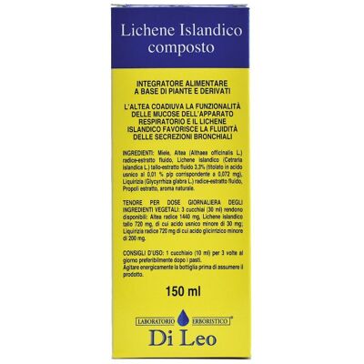 Laboratorio Erboristico Di Leo Lichene Islandico 150ml - Supporto respiratorio Laboratorio Erboristico Di Leo Lichene Islandico 150ml - Supporto respiratorio