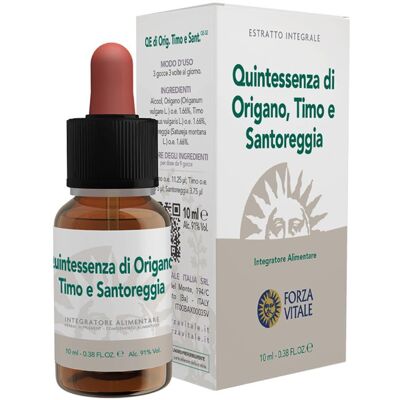 Forza Vitale Origano Timo e Ajedrea - Integratore Digestivo Forza Vitale Origano Timo e Ajedrea - Integratore Digestivo