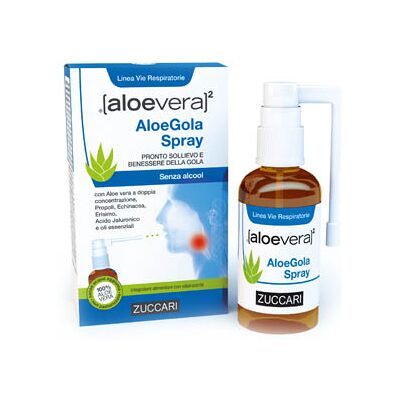 ZUCCARI Srl AloeGola Spray - Zuccari - Flacone da 30 ml - Spray gola per un pronto sollievo da infiammazioni e raucedine ZUCCARI Srl AloeGola Spray - Zuccari - Flacone da 30 ml - Spray gola per un pronto sollievo da infiammazioni e raucedine