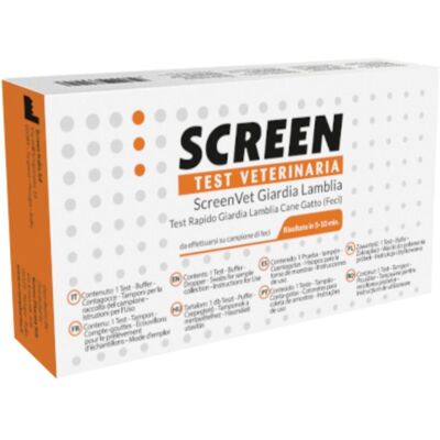Screen Italia Srl Screenvet Test Rapido Giardia Lamblia - Veterinario Screen Italia Srl Screenvet Test Rapido Giardia Lamblia - Veterinario