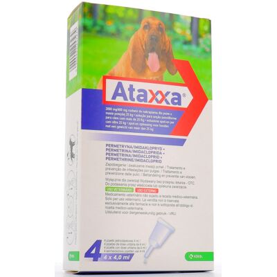 Krka Farmaceutici Milano Srl Ataxxa Soluzione Spot-on per Cani Oltre 25kg Krka Farmaceutici Milano Srl Ataxxa Soluzione Spot-on per Cani Oltre 25kg