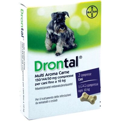 VETOQUINOL DRONTAL MULTI AR CARNE 2CPR VETOQUINOL DRONTAL MULTI AR CARNE 2CPR