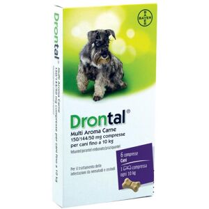 Vetoquinol Drontal Multi Aroma Carne Farmaco Veterinario Infestazioni Intestinali Dei Cani 6 Compresse Vetoquinol Drontal Multi Aroma Carne Farmaco Veterinario Infestazioni Intestinali Dei Cani 6 Compresse