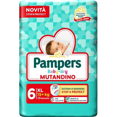 Pampers Baby Dry Mutandina XL (+15 Kg) - Pannolini Pampers Baby Dry Mutandina XL (+15 Kg) - Pannolini