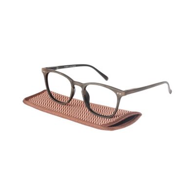 Occhiali da lettura quadrati marroni Alvita Simon - Reading glasses Occhiali da lettura quadrati marroni Alvita Simon - Reading glasses