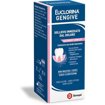 Dompé Euclorina Gengive - Collutorio per gengive - 200ml Dompé Euclorina Gengive - Collutorio per gengive - 200ml