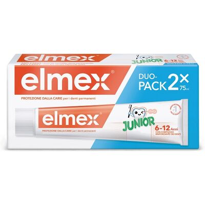 Dentifricio Elmex Junior - Anti Carie per Bambini 2x75ml Dentifricio Elmex Junior - Anti Carie per Bambini 2x75ml