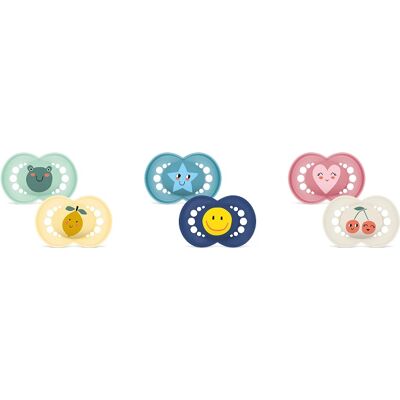Baby Italia MAM SUCCH ORIGINAL 6+ SIL 2PZ Baby Italia MAM SUCCH ORIGINAL 6+ SIL 2PZ