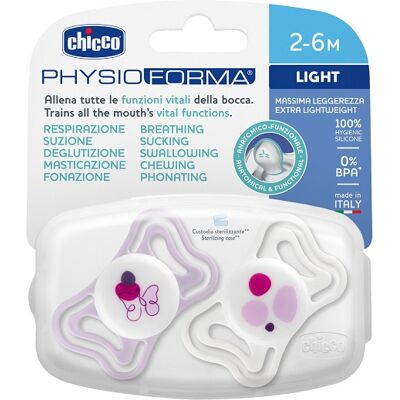 Chicco CHI SUCCH LIGHT RA SIL 2-6M 2PZ Chicco CHI SUCCH LIGHT RA SIL 2-6M 2PZ