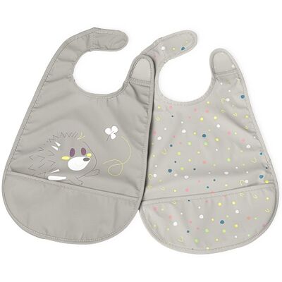 Chicco CH Bavagline Neutre*6m+ 2pz Chicco CH Bavagline Neutre*6m+ 2pz