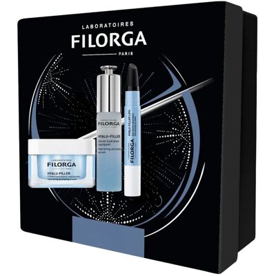 LABORATOIRES FILORGA C.ITALIA Filorga Hyalu-Filler Cofanetto Idratante con Crema, Siero e Balsamo Labbra LABORATOIRES FILORGA C.ITALIA Filorga Hyalu-Filler Cofanetto Idratante con Crema, Siero e Balsamo Labbra