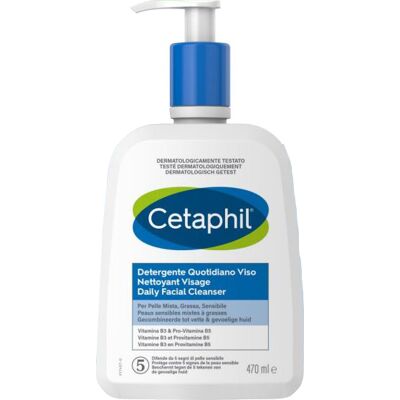 Detergente viso quotidiano Cetaphil con Vitamina B3, 237 ml Detergente viso quotidiano Cetaphil con Vitamina B3, 237 ml