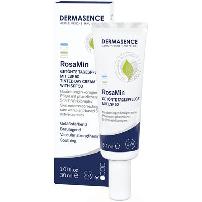 Dermasence RosaMin Crema Giorno Tinta SPF50 - Idratante Viso Dermasence RosaMin Crema Giorno Tinta SPF50 - Idratante Viso