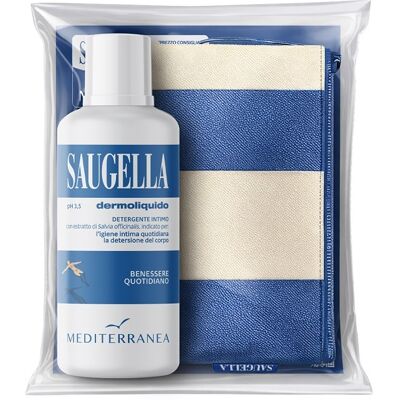 MEDA PHARMA SPA Saugella Seguimi Detergente Intimo Rinfrescante e Antiodore con Salvia 500 ml + Pochette MEDA PHARMA SPA Saugella Seguimi Detergente Intimo Rinfrescante e Antiodore con Salvia 500 ml + Pochette