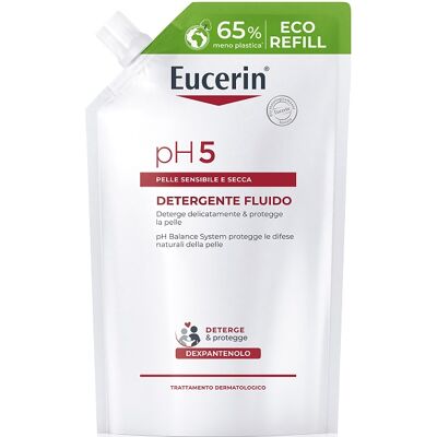 Eucerin Marca pH5 Pelle Sensibile Ricarica - Detergente Viso e Corpo Eucerin Marca pH5 Pelle Sensibile Ricarica - Detergente Viso e Corpo