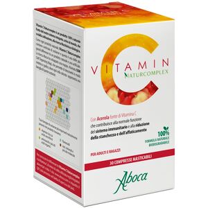 ABOCA SPA SOCIETA' AGRICOLA VITAMIN C NATURCOMPLEX 30 COMPRESSE DA 2 G ABOCA SPA SOCIETA' AGRICOLA VITAMIN C NATURCOMPLEX 30 COMPRESSE DA 2 G