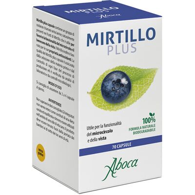 Aboca Mirtillo Plus - Microcircolazione & Vista - 70 Capsule Aboca Mirtillo Plus - Microcircolazione & Vista - 70 Capsule