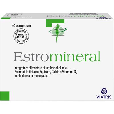 Meda Pharma Spa Estromineral - Supporto menopausa - 40 Compresse Meda Pharma Spa Estromineral - Supporto menopausa - 40 Compresse