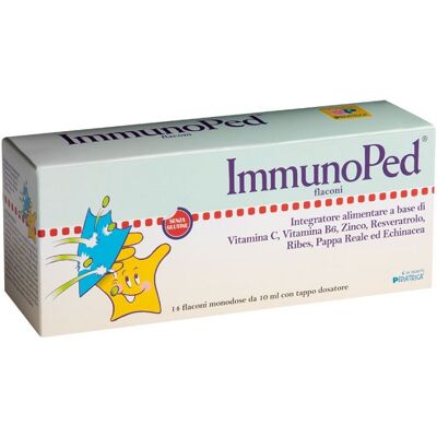 Pediatrica Srl ImmunoPed 14 Flaconcini - Integratore Alimentare Pediatrica Srl ImmunoPed 14 Flaconcini - Integratore Alimentare