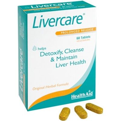 Health Aid Livercare 60 Compresse - Supporto al fegato Health Aid Livercare 60 Compresse - Supporto al fegato