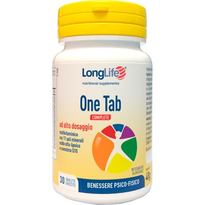 LONGLIFE Srl LONGLIFE ONE TAB COMPLETE 30TAV LONGLIFE Srl LONGLIFE ONE TAB COMPLETE 30TAV