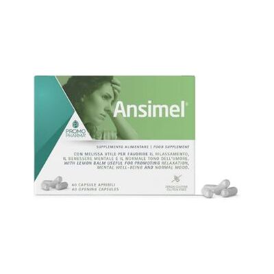 PROMOPHARMA Ansimel Integratore Rilassante - 40 Capsule PROMOPHARMA Ansimel Integratore Rilassante - 40 Capsule