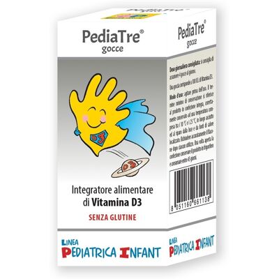 PEDIATRICA PEDIATRE Gocce di Vitamina D - 7ml Integratore per Bambini PEDIATRICA PEDIATRE Gocce di Vitamina D - 7ml Integratore per Bambini