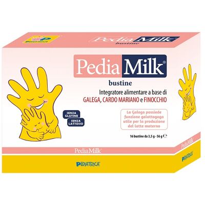 PEDIATRICA PediaMilk 16 bustine - Integratore per l'allattamento PEDIATRICA PediaMilk 16 bustine - Integratore per l'allattamento