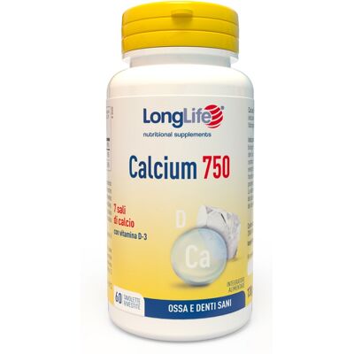 LONGLIFE Srl LONGLIFE CALCIUM 750 MG 60 TAVOLETTE LONGLIFE Srl LONGLIFE CALCIUM 750 MG 60 TAVOLETTE