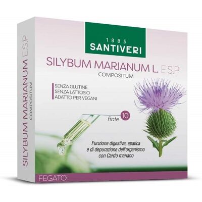 Santiveri Cardo Mariano L Esp - Supporto Fegato - 10x10ml Santiveri Cardo Mariano L Esp - Supporto Fegato - 10x10ml