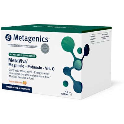 Metagenics Magnesio Potassio Vitamina C - Integratore alimentare Metagenics Magnesio Potassio Vitamina C - Integratore alimentare