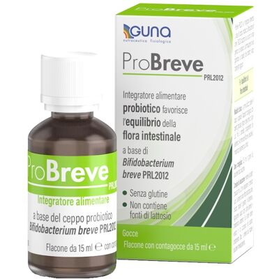 Guna Probreve - Integratore Bifidobacterium breve PRL2012 - 15ml Guna Probreve - Integratore Bifidobacterium breve PRL2012 - 15ml