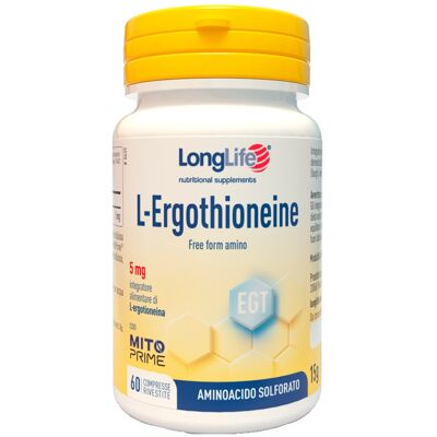 LONGLIFE Srl LONGLIFE L-ERGOTHIONEINE 60CPR LONGLIFE Srl LONGLIFE L-ERGOTHIONEINE 60CPR