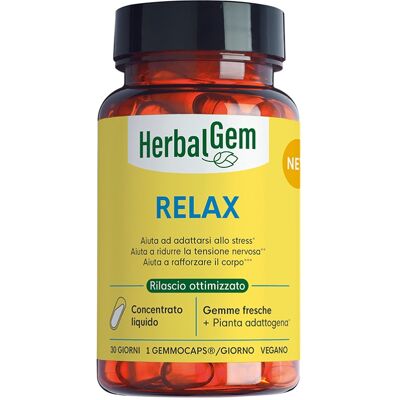 HERBALGEM ITALIA SRL GEMMOCAPS RELAX 30CPS HERBALGEM ITALIA SRL GEMMOCAPS RELAX 30CPS