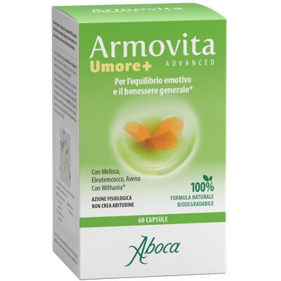ABOCA SPA SOCIETA' AGRICOLA ARMOVITA UMORE+ 60 CAPSULE 466 MG SENZA GLUTINE SENZA LATTOSIO ABOCA SPA SOCIETA' AGRICOLA ARMOVITA UMORE+ 60 CAPSULE 466 MG SENZA GLUTINE SENZA LATTOSIO