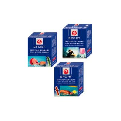 Pic Solution per adulti tappi auricolari in silicone Aqua - Tappi Pic Solution per adulti tappi auricolari in silicone Aqua - Tappi