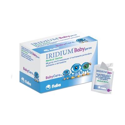 Fidia Farmaceutici Spa Iridium Baby Garze - 28 Garze Sterili di Cotone Fidia Farmaceutici Spa Iridium Baby Garze - 28 Garze Sterili di Cotone
