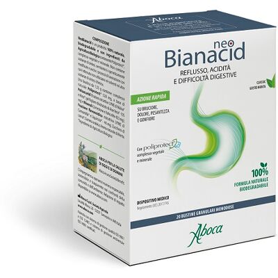 Aboca NeoBianacid - Aiuto Digestivo - Reflusso & Bruciore Aboca NeoBianacid - Aiuto Digestivo - Reflusso & Bruciore