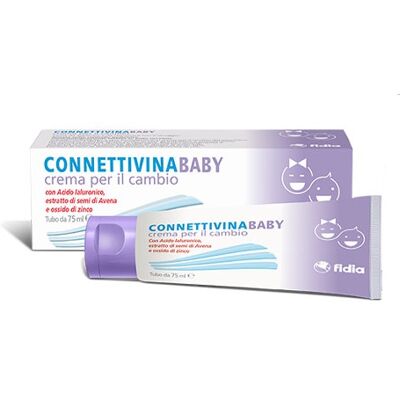 Fidia Farmaceutici Spa Connettivina Baby - Crema 75g - Crema Protettiva per la Pelle del Bambino Fidia Farmaceutici Spa Connettivina Baby - Crema 75g - Crema Protettiva per la Pelle del Bambino