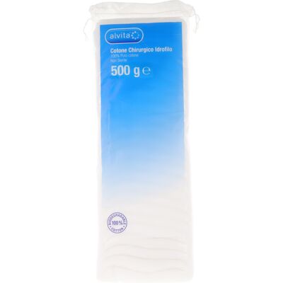 Alliance Healthcare Cotone Chirurgico Assorbente 500g - Prodotto Medico Alliance Healthcare Cotone Chirurgico Assorbente 500g - Prodotto Medico