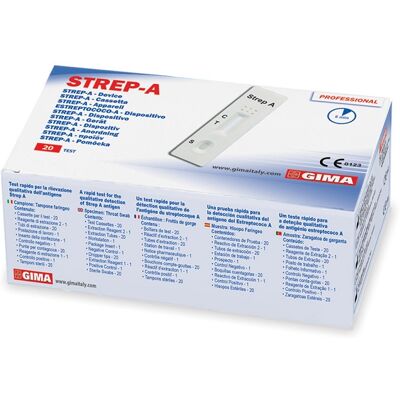 SOFARMA CONSIGLIA TEST STREPTO A PROFESS GIMA 20PZ SOFARMA CONSIGLIA TEST STREPTO A PROFESS GIMA 20PZ