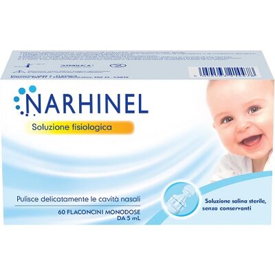 Soluzione Salina Narhinel - 60 Flaconcini Monouso Soluzione Salina Narhinel - 60 Flaconcini Monouso